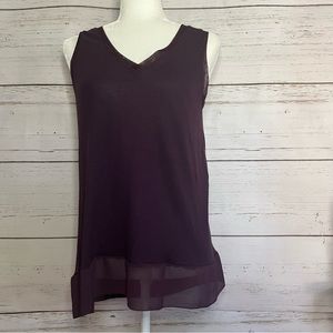 Purple Sleeveless Tee